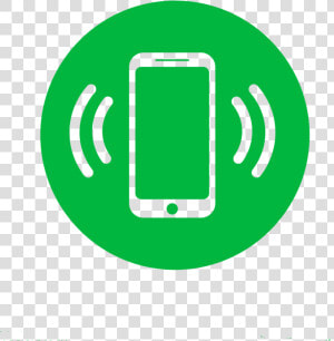 Mobile Phone Icon Circle   Png Download   Mobile Phone Circle Icon  Transparent Png