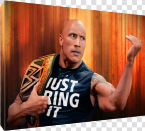 Champs Wwe The Rock  HD Png Download