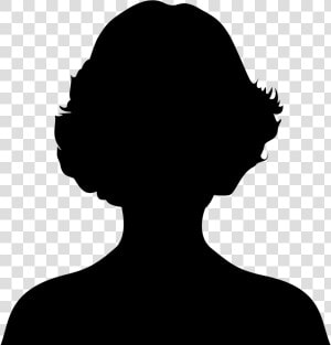 Headshot Female Silhouette Png  Transparent Png