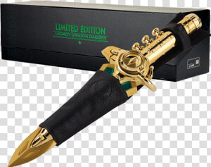 Bandai 2014 Sdcc Exclusive Legacy Dragon Dagger   Power Rangers Toy Sword  HD Png Download