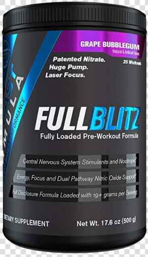 Full Blitz Pre Workout   Energy Drink  HD Png Download