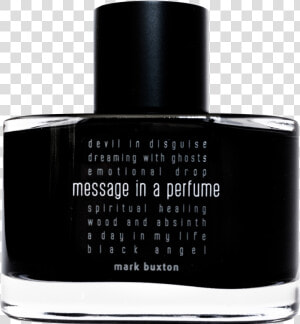 Message In A Perfume   Mark Buxton Wood  amp  Absinth  HD Png Download