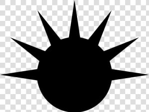 Spikes Png Black  Transparent Png