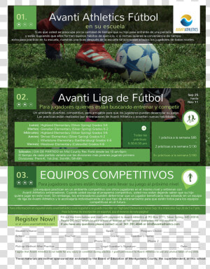 Información Para El Programa De Fútbol De Avanti Athletics   Artificial Turf  HD Png Download