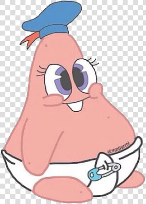  kawaii  cute  patrick  spongebob  adorable  baby  chibi   Baby Patrick  HD Png Download
