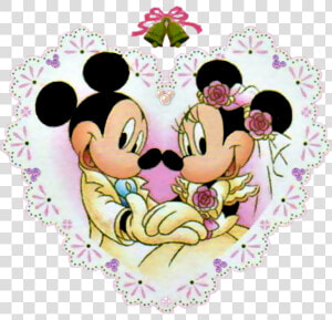 Minnie Y Mickey   Mickey  amp  Minnie Wedding  HD Png Download