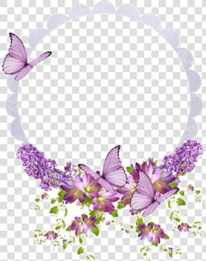 Frame Background Bunga Vintage  HD Png Download