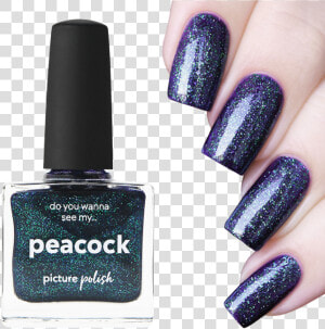 Nail Polish Peacock   Nail Polish Red  HD Png Download