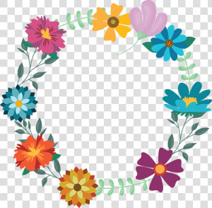 Floral  Circle  Rose  Flower  Ornaments  Design  Arts   African Daisy  HD Png Download
