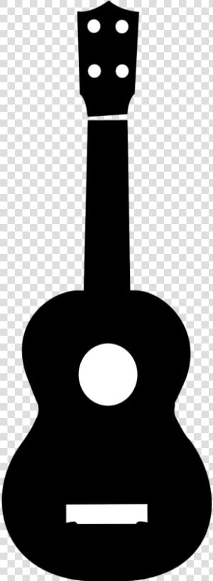 Ukulele Clipart Black And White  HD Png Download