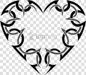 Free Png Tattoo Heart Png Image With Transparent Background   Tribal Heart Tattoos  Png Download
