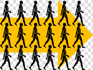 People Leaving   Person Walking  HD Png Download