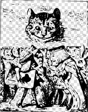 Alice And Cat   Cheshire Cat  HD Png Download