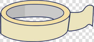 Line circle adhesive Tape   Clip Art Masking Tape  HD Png Download