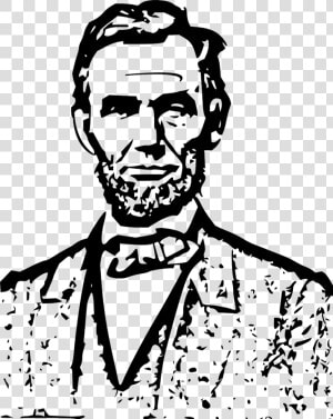 Abraham Lincoln Png   Abraham Lincoln Line Art  Transparent Png