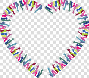 Free Clipart Of A Heart Frame Of Hands   Denis Sulta Aalas  HD Png Download