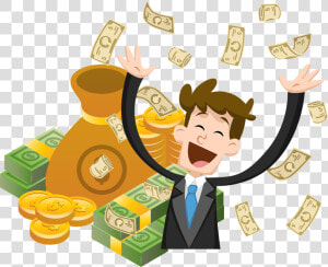 Make Money Online Cartoon  png  Transparent Png