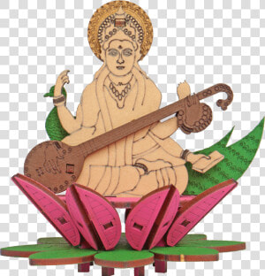 Saraswati   Png Download   Illustration  Transparent Png
