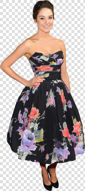Shailene Woodley Free Png Image   Anne Hathaway Flower Dress  Transparent Png