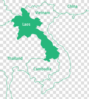 Map Of Laos  HD Png Download