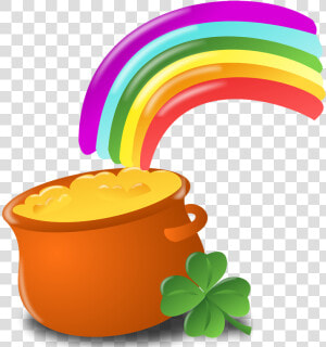 Pot Of Gold Clipart No Background Clipartfest   St Patrick  39 s Day Images Png  Transparent Png