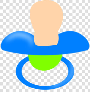 Blue Pacifier Clip Art   Pacifier Clipart  HD Png Download