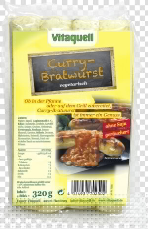 Vitaquell Curry Bratwurst   Curry  HD Png Download