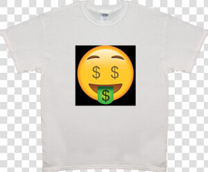 Emoji Money Face Tee Shirt Mens  amp  Womens  HD Png Download