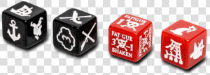 Set Of 24 Marker Dice   Blood  amp  Plunder Ships Rules Vf  HD Png Download