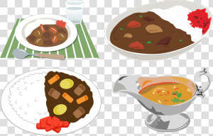 Meatball   Curry Rice Food Clipart  HD Png Download