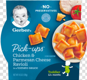 Chicken  amp  Parmesan Cheese Ravioli   Gerber Ravioli  HD Png Download