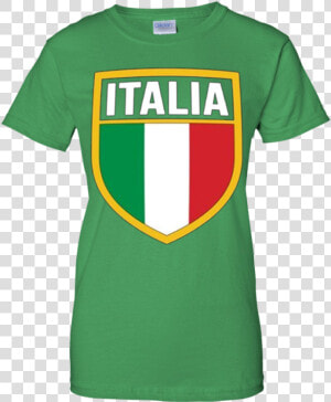 Italia Shield Logo Italy Patch Italian Flag Badge Apparel   T shirt  HD Png Download