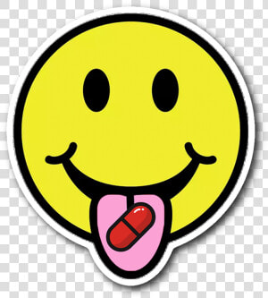 Acid Tabs Smiley Face  HD Png Download