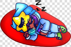 Sleepy Sandy Brawl Stars Art  HD Png Download