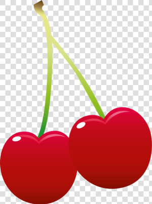Heart plant love   Clip Art Cherries  HD Png Download