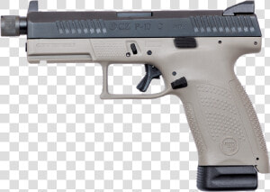 Cz P 10 C Semi Auto Pistol  9mm Luger    Cz P10 Threaded Barrel  HD Png Download