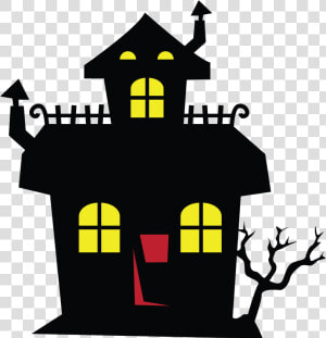 Haunted House Clipart Png   Halloween Clip Art Haunted House  Transparent Png