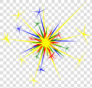 Free Fireworks Clipart   Sparkly Clipart  HD Png Download
