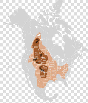Buffalo 19th Century   Edwards Plateau On Us Map  HD Png Download