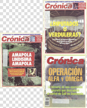 Crónica Y El Narcotráfico   Flyer  HD Png Download