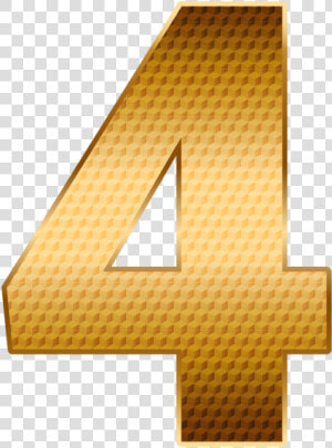 Number 4 Gold Png Image Free Download Searchpng   Number 4 Gold Png  Transparent Png