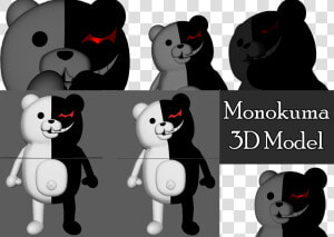 Monokuma 3d  HD Png Download