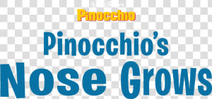 Pinocchio S Nose Grows   Electric Blue  HD Png Download