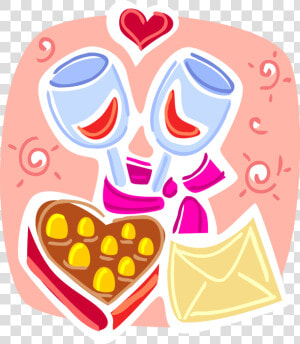 Vector Illustration Of Valentine S Day Sentimental  HD Png Download