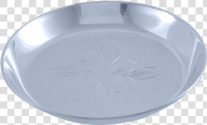 Silver Thali Glass Set   Pizza Pan  HD Png Download