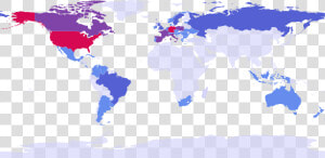 Earth  Map  World  Countries  Nations  Germany  America   Metal Band Per Capita Map  HD Png Download