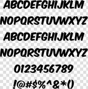 Komika Axis Example   Calligraphy  HD Png Download