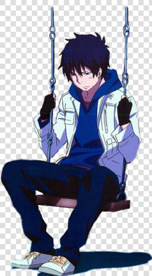  anime  manga  rin  okumura  aonoexorcist  blueexorcist   Cute Blue Exorcist Rin  HD Png Download