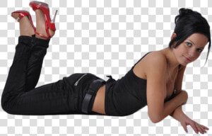 Girl Laying Down Transparent  HD Png Download