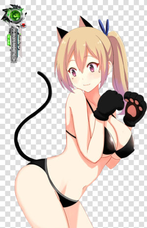 Ecchi Drawing Neko   Cartoon  HD Png Download